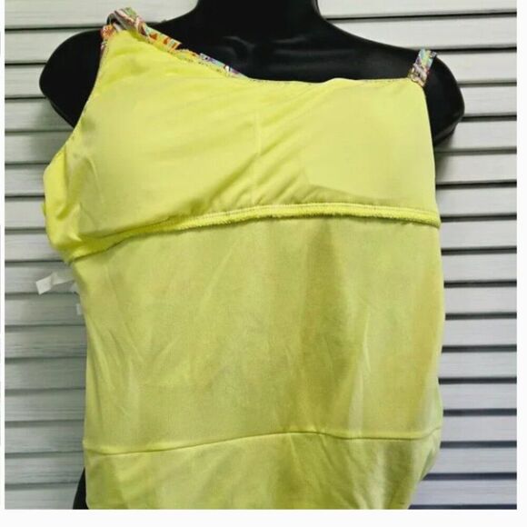 NWT BLEU ROD BEATTIE PAISLEY BOHEMIAN ASYMMETRICAL TOP ONE PIECE SWIMSUIT 6 $125 - Picture 10 of 11